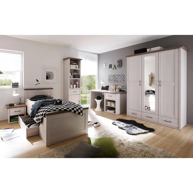 lomadox-kinderzimmer-lund-78-jugendzimmer-set-5-tlg-pinie-wei image 1