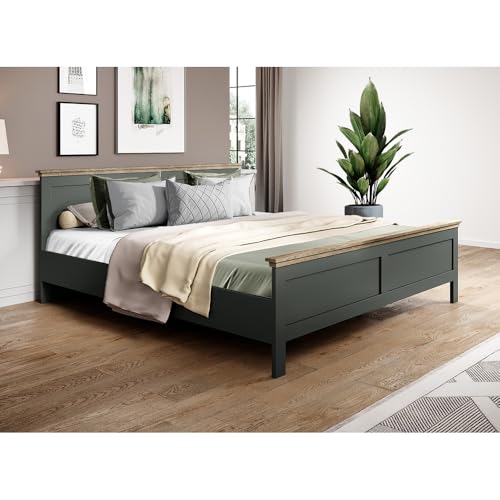 lomadox-schlafen-doppelbett-160x200-gr-n-eiche-landhaus image 7