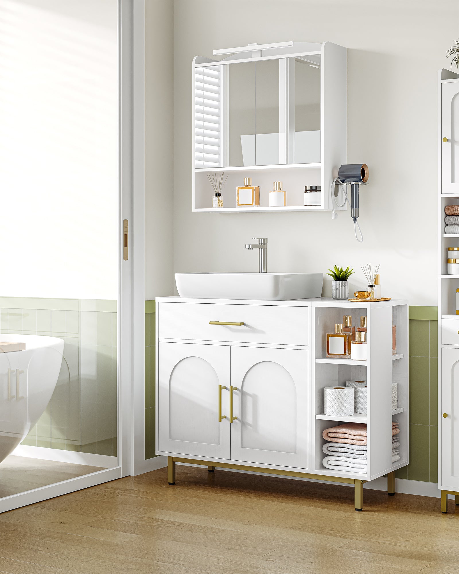 hzuaneri-bathroom-waschbeckenunterschrank-bc28813g-wei-holz image 2