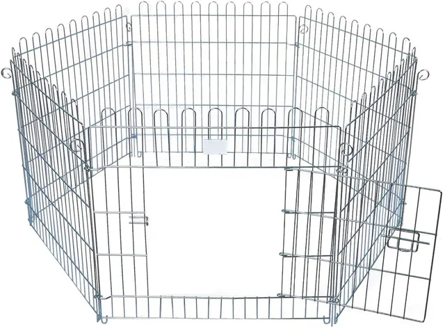 eugad-freilaufgehege-kaninchen-metallgehege-120x63cm-6-gitter image 1