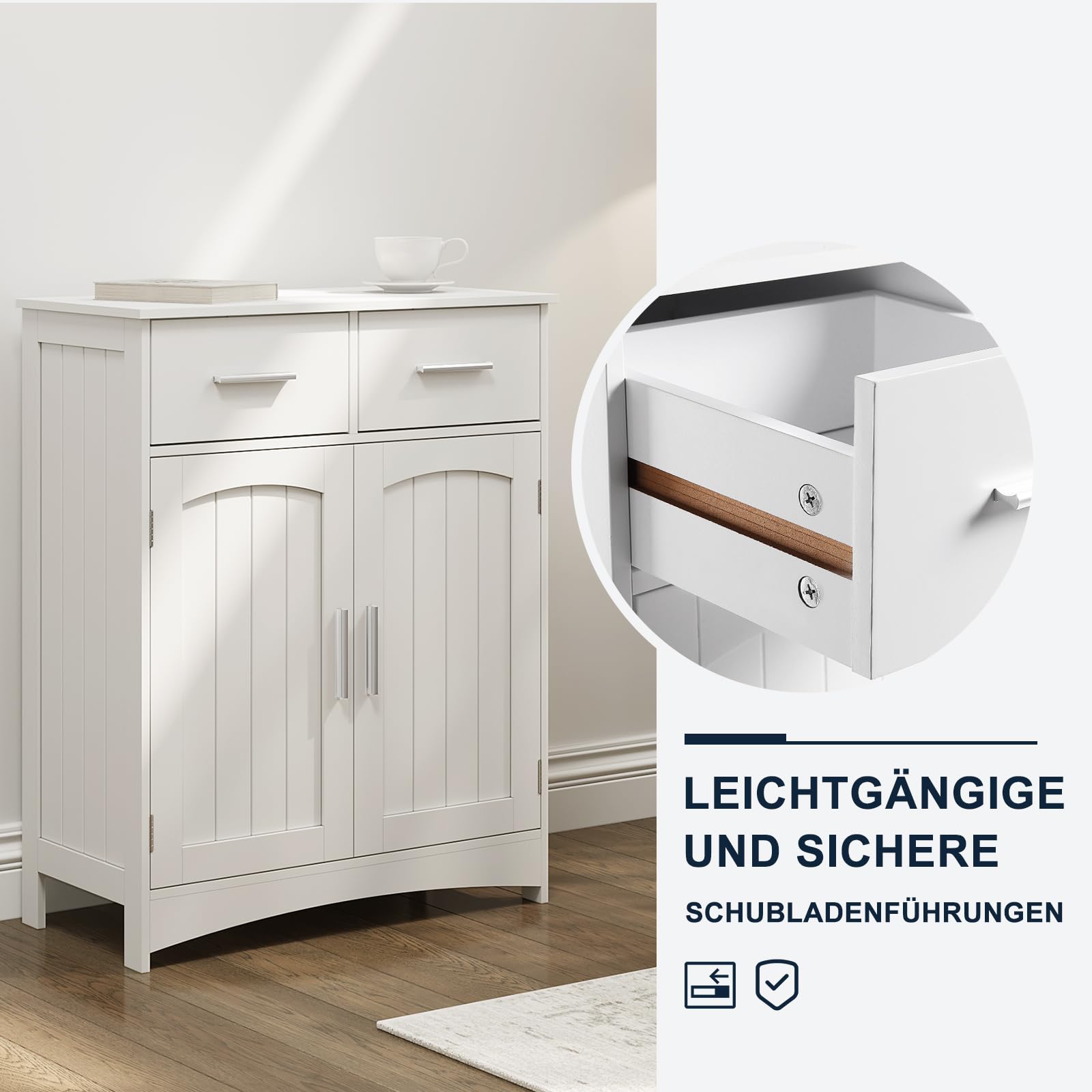 eugad-badschrank-wei-badezimmerschrank-60x76x30-2-schubladen image 5