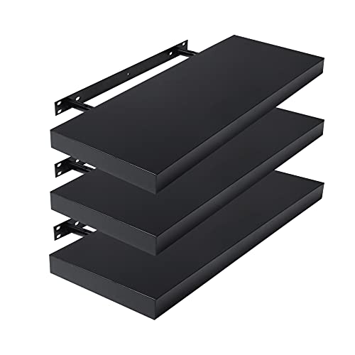 eugad-aufbewahrung-wandregal-0045qj-3-schwarz-3er-set-80cm image 8