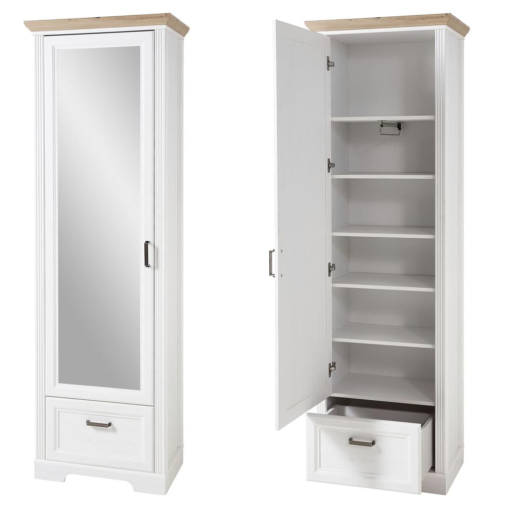 lomadox-flur-garderoben-set-landhaus-pinie-wei-240-cm image 2