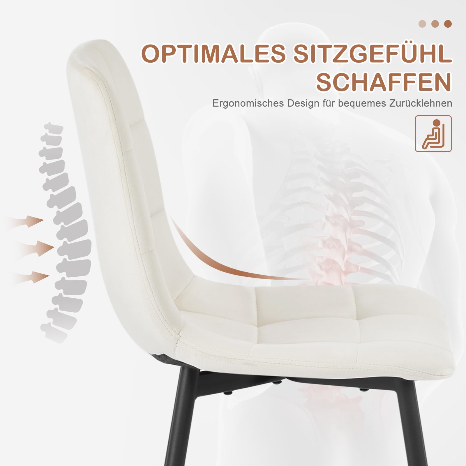 eugad-esszimmerst-hle-4er-set-samt-creme-44x81cm image 6