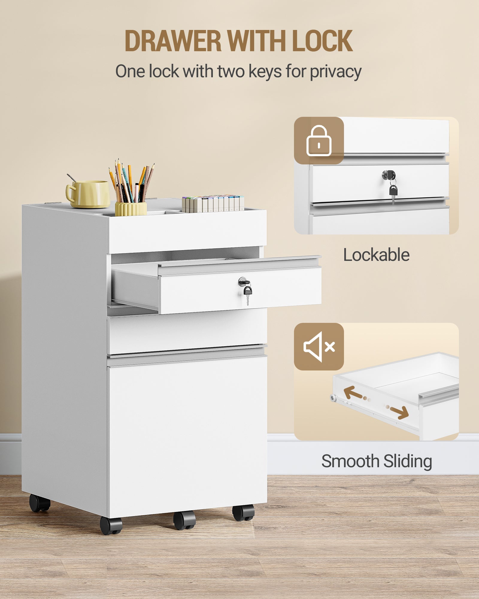 hzuaneri-fc41003x-rollcontainer-wei-abschlie-bar-a4-3-schubladen image 3