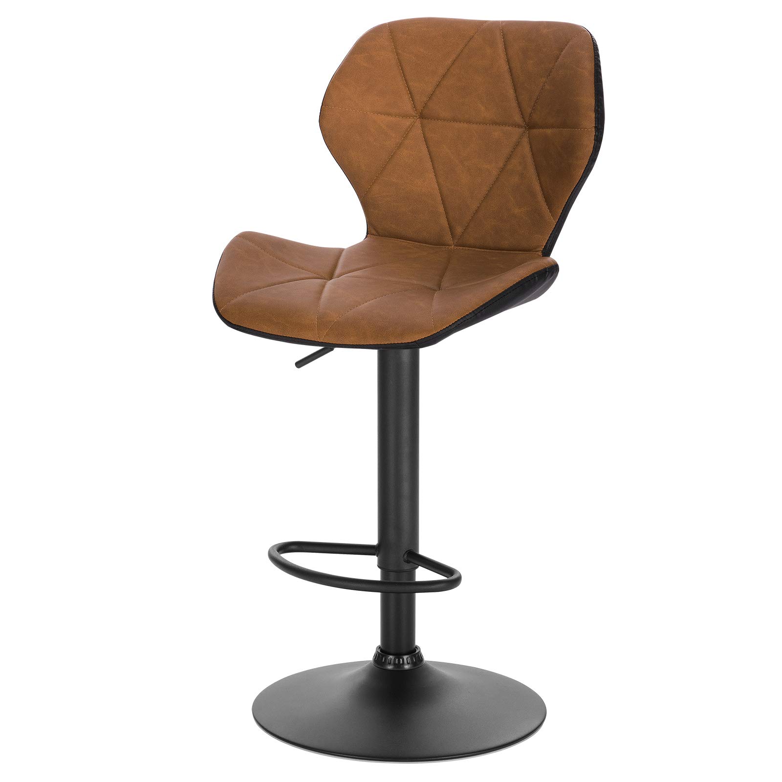 eugad-hocker-barhocker-4er-set-braun-h-henverstellbar-kunstleder image 7