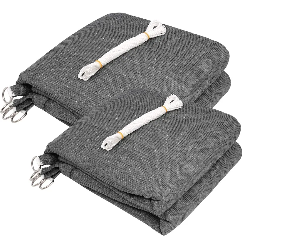 eugad-garten-sonnensegel-dreieck-3-6m-grau-2er-set-hdpe image 1