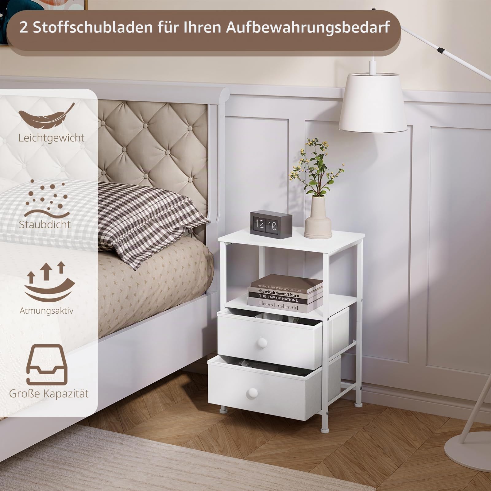 eugad-nachttisch-wei-40-cm-2er-set-mit-2-schubladen image 4
