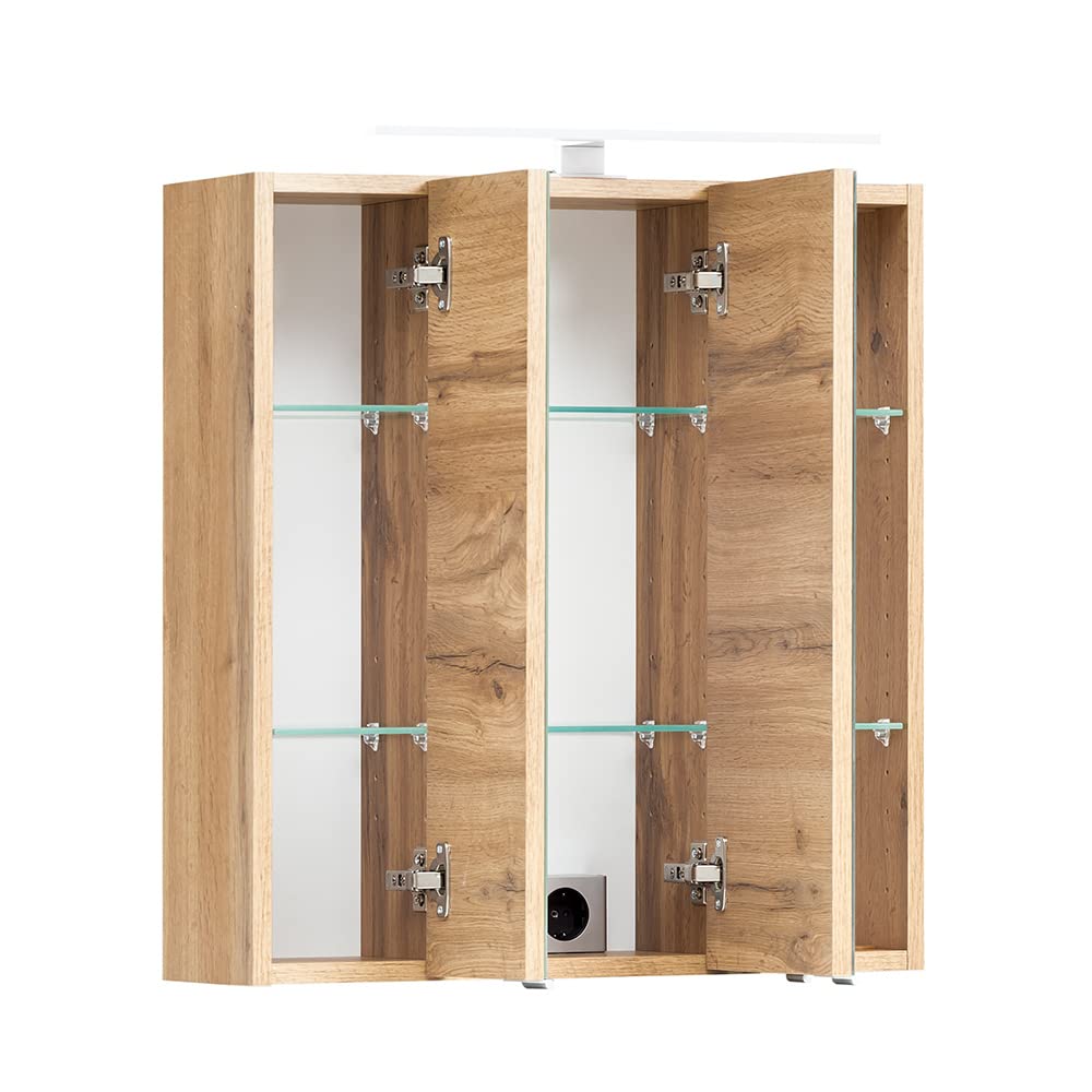 lomadox-badezimmer-set-60cm-spiegelschrank-led-wotan-eiche-beton image 3