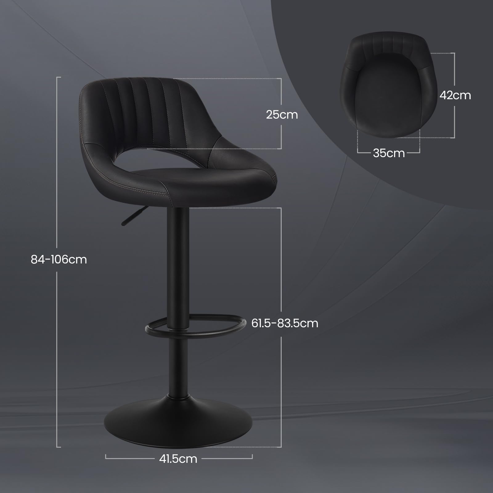 eugad-barhocker-4er-anthrazit-kunstleder-h-henverstellbar image 3