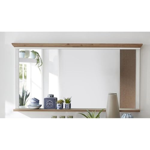 lomadox-esszimmer-sideboard-spiegel-set-pinie-wei-166-cm image 7