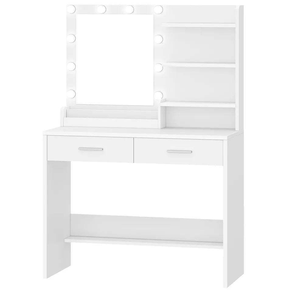 hzuaneri-bedroom-dt42703x-schminktisch-wei-mit-led-spiegel image 1