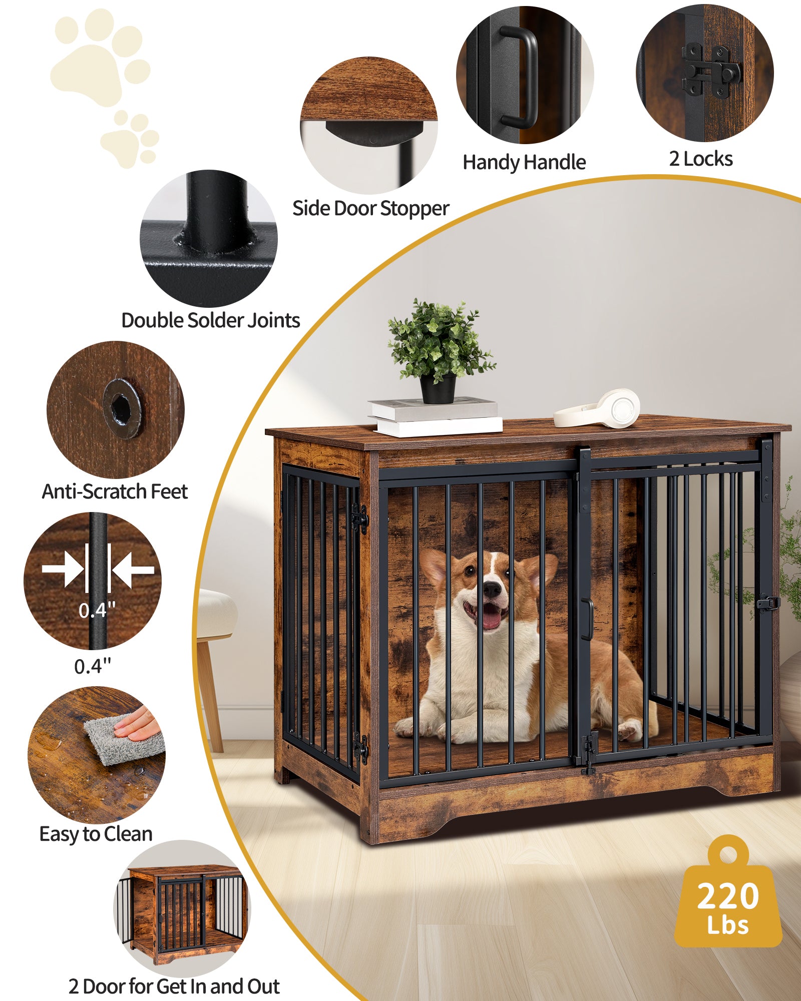 hzuaneri-pet-dfc83601b-hundebox-holz-vintage-braun-81-cm image 8
