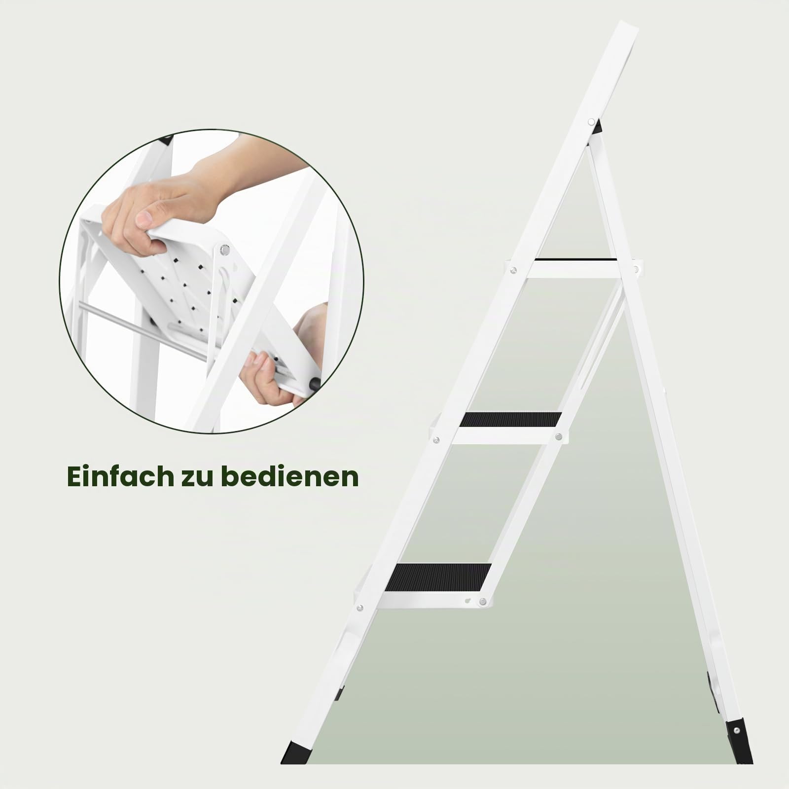 eugad-trittleiter-3-stufen-klappbar-stahl-schwarz-wei-150kg image 6