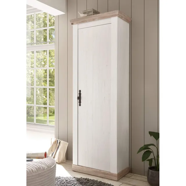 lomadox-flur-garderobenschrank-pinie-wei-73-cm-landhaus image 1