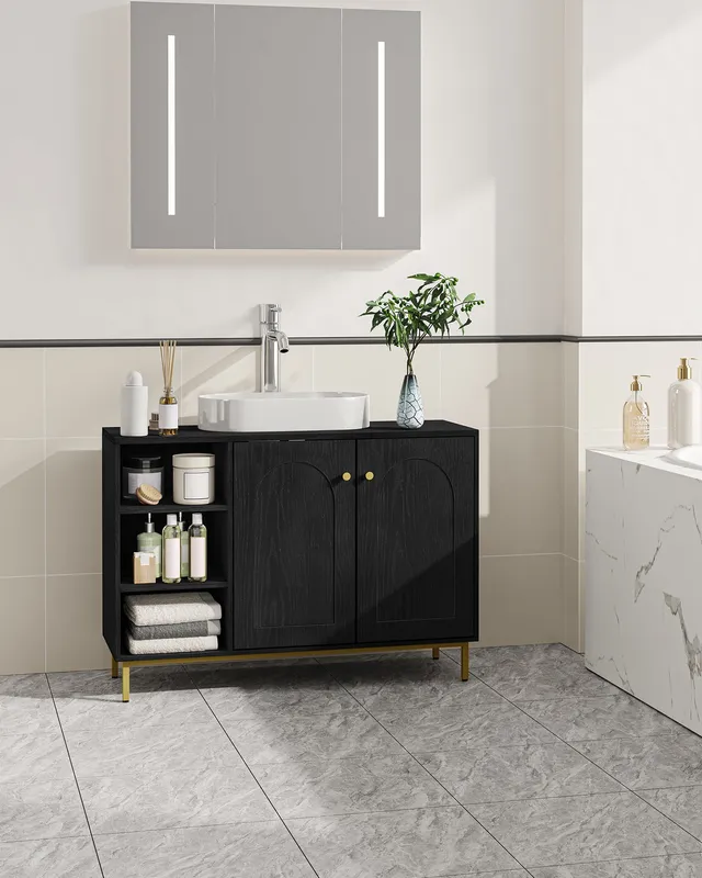 hzuaneri-bathroom-bc09804g-waschbeckenunterschrank-hell-eiche-90cm image 1