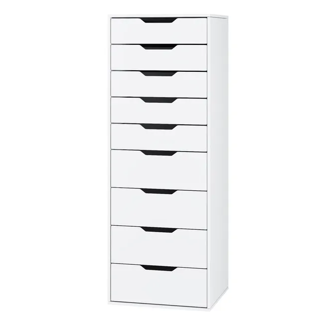 forehill-kommode-wei-9-schubladen-124-cm-schmal-45x40 image 1