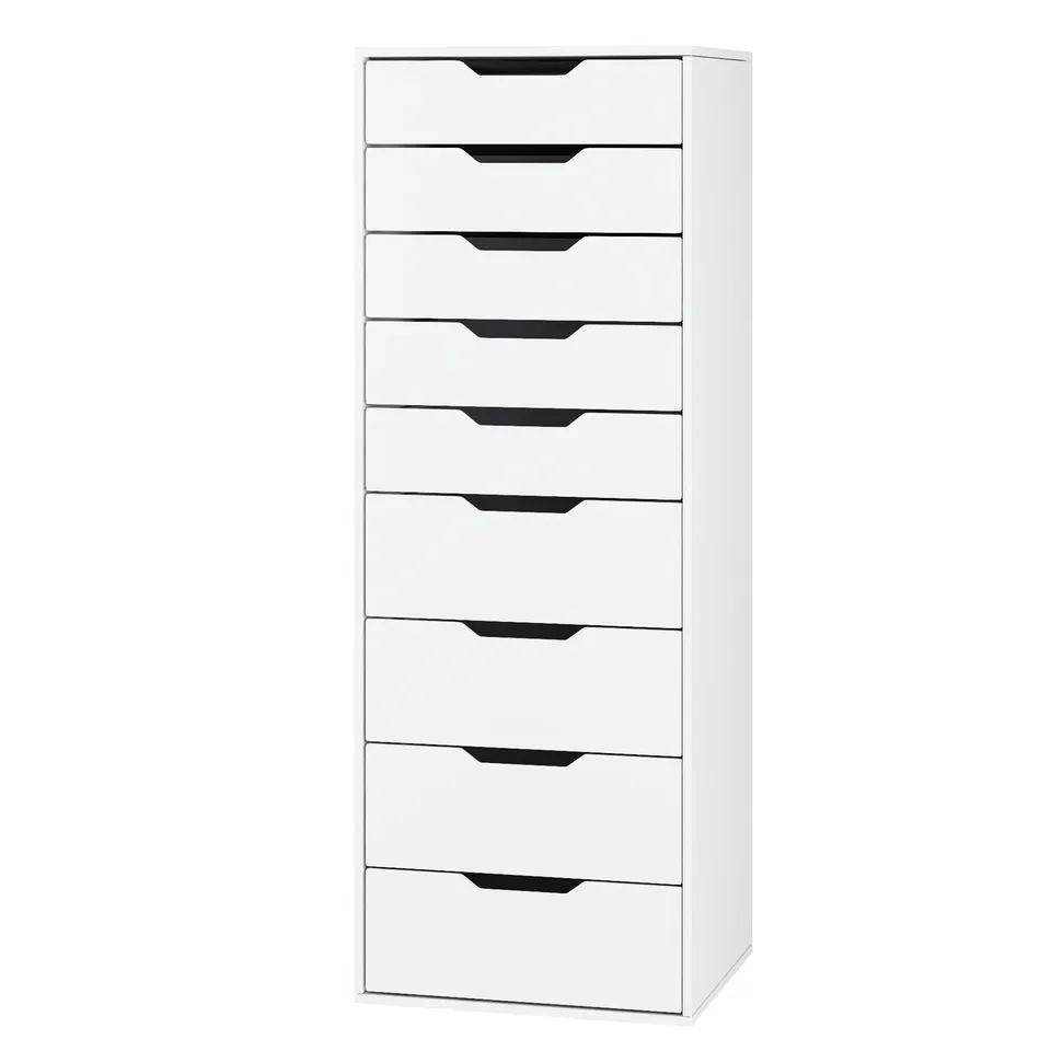 forehill-kommode-wei-9-schubladen-124-cm-schmal-45x40 image 1