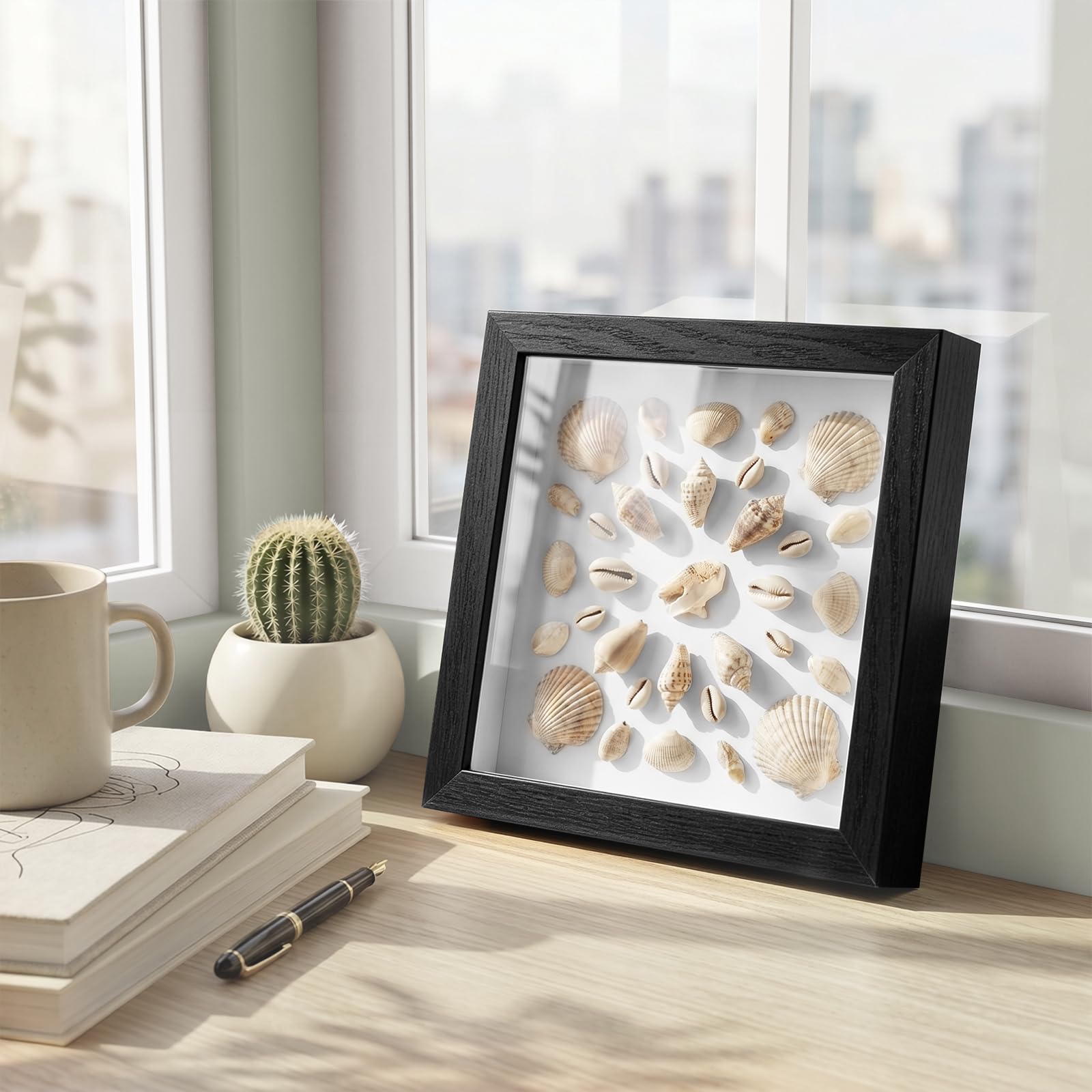 eugad-3d-bilderrahmen-20x20-cm-schwarz-zum-bef-llen image 2