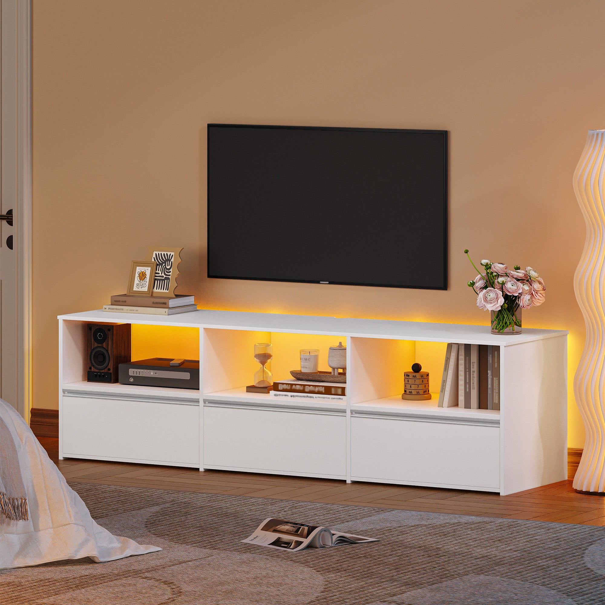 hzuaneri-tv16503w-tv-schrank-wei-143-5-cm-mit-led image 5