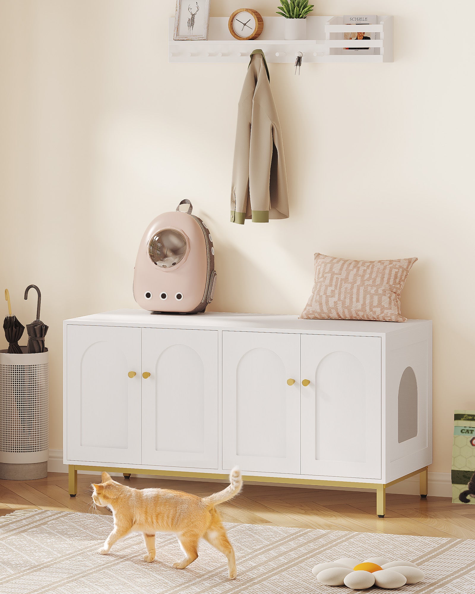 hzuaneri-pet-cb82313a-katzenschrank-wei-gold-119cm-2-katzen image 5