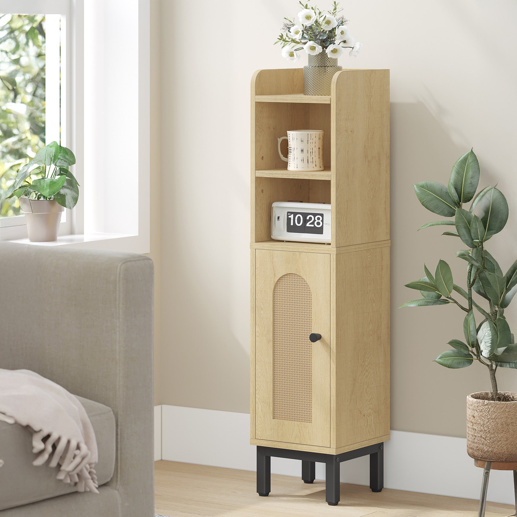 hzuaneri-bathroom-badschrank-helle-eiche-20x20x83-cm image 4
