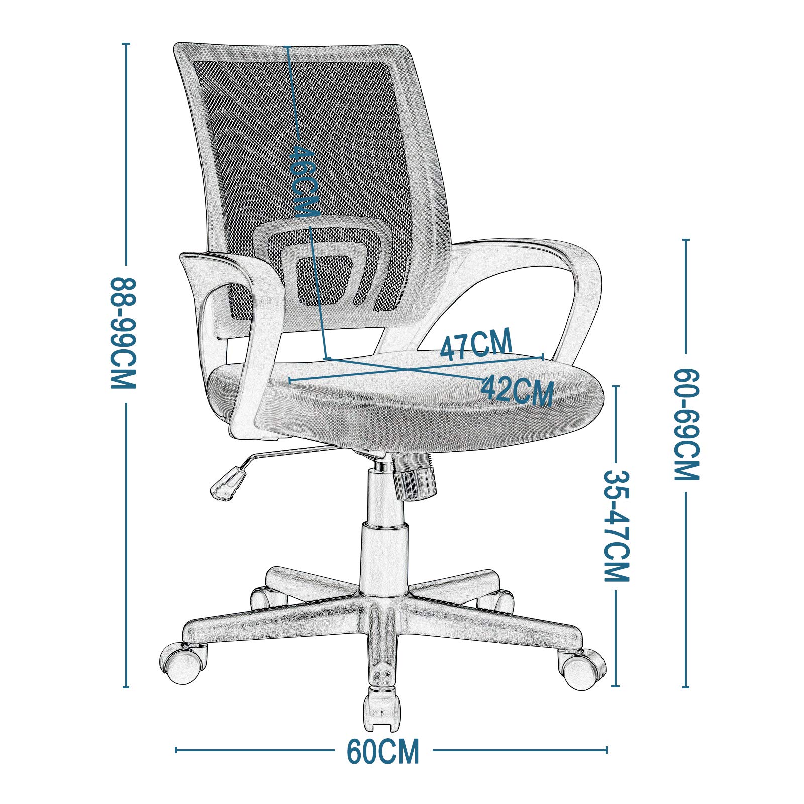 eugad-0028bgy-b-rostuhl-mesh-drehstuhl-schwarz-wippfunktion image 3