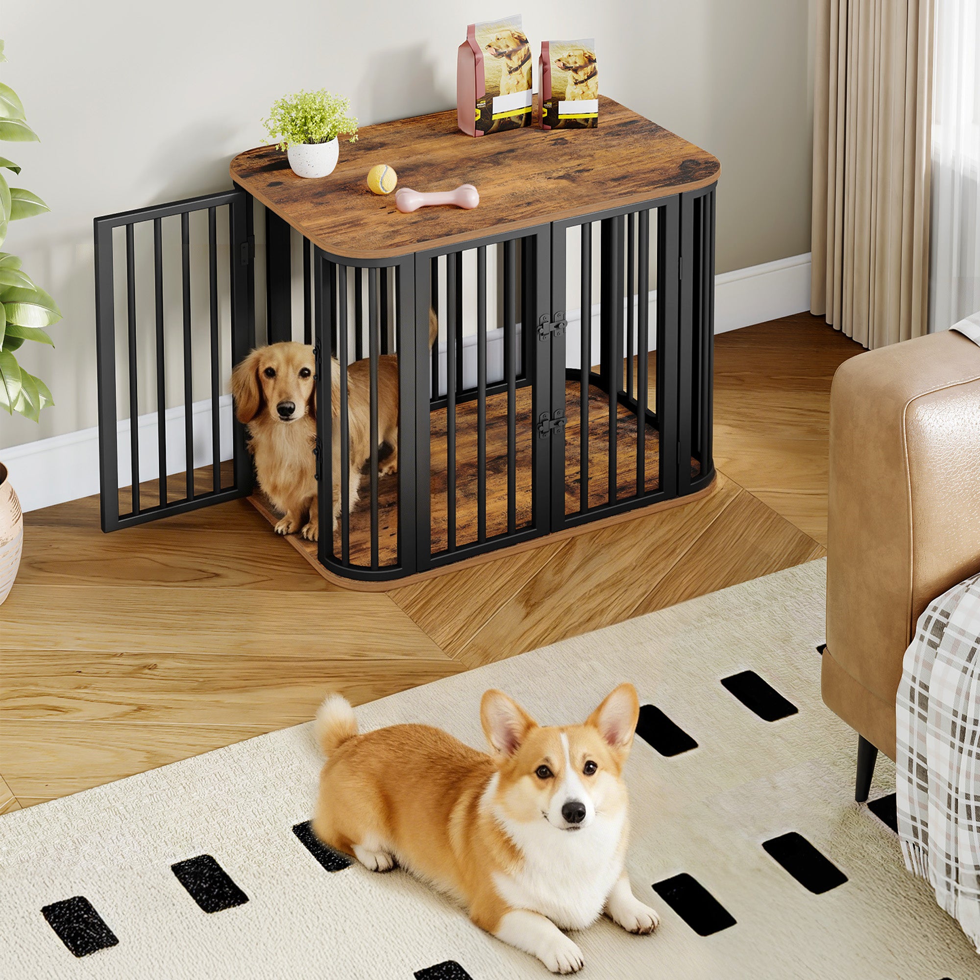 hzuaneri-pet-dfc88801b-hundebox-holz-80-cm-rustic-brown image 4