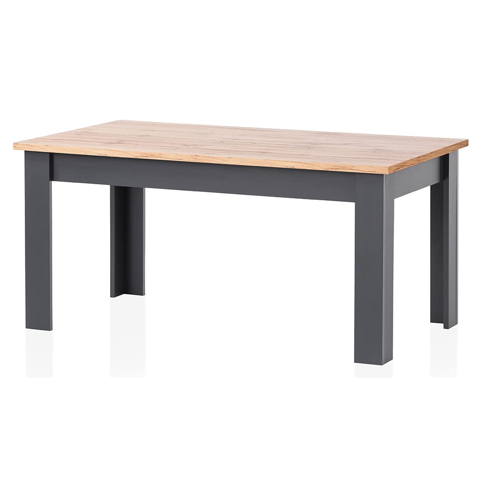 lomadox-esszimmer-esstisch-eiche-anthrazit-160x90-cm-landhaus image 3