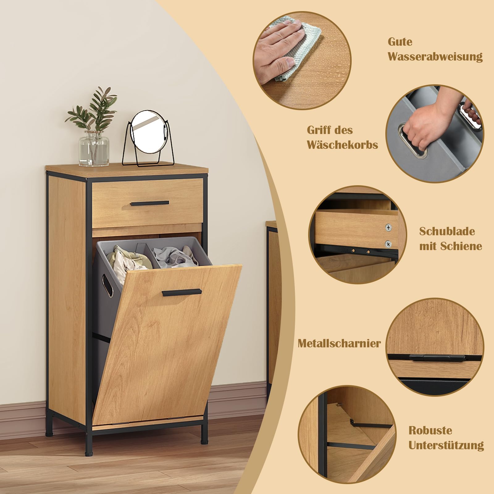 eugad-badezimmerschrank-mit-w-schekorb-38x80x34-cm-helle-eiche image 6