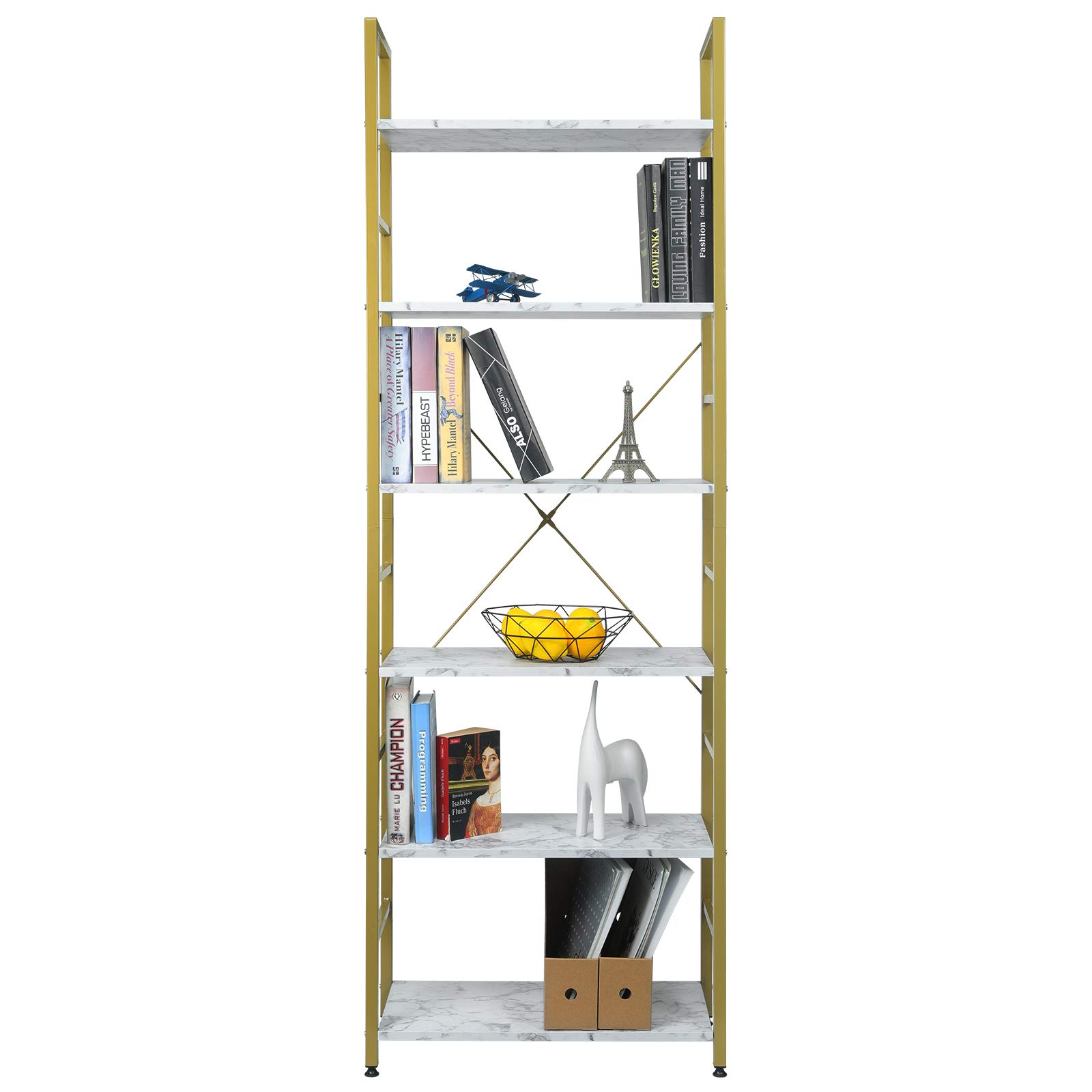 eugad-standregal-b-cherregal-metall-60x28x180-marmor-gold-wei image 8