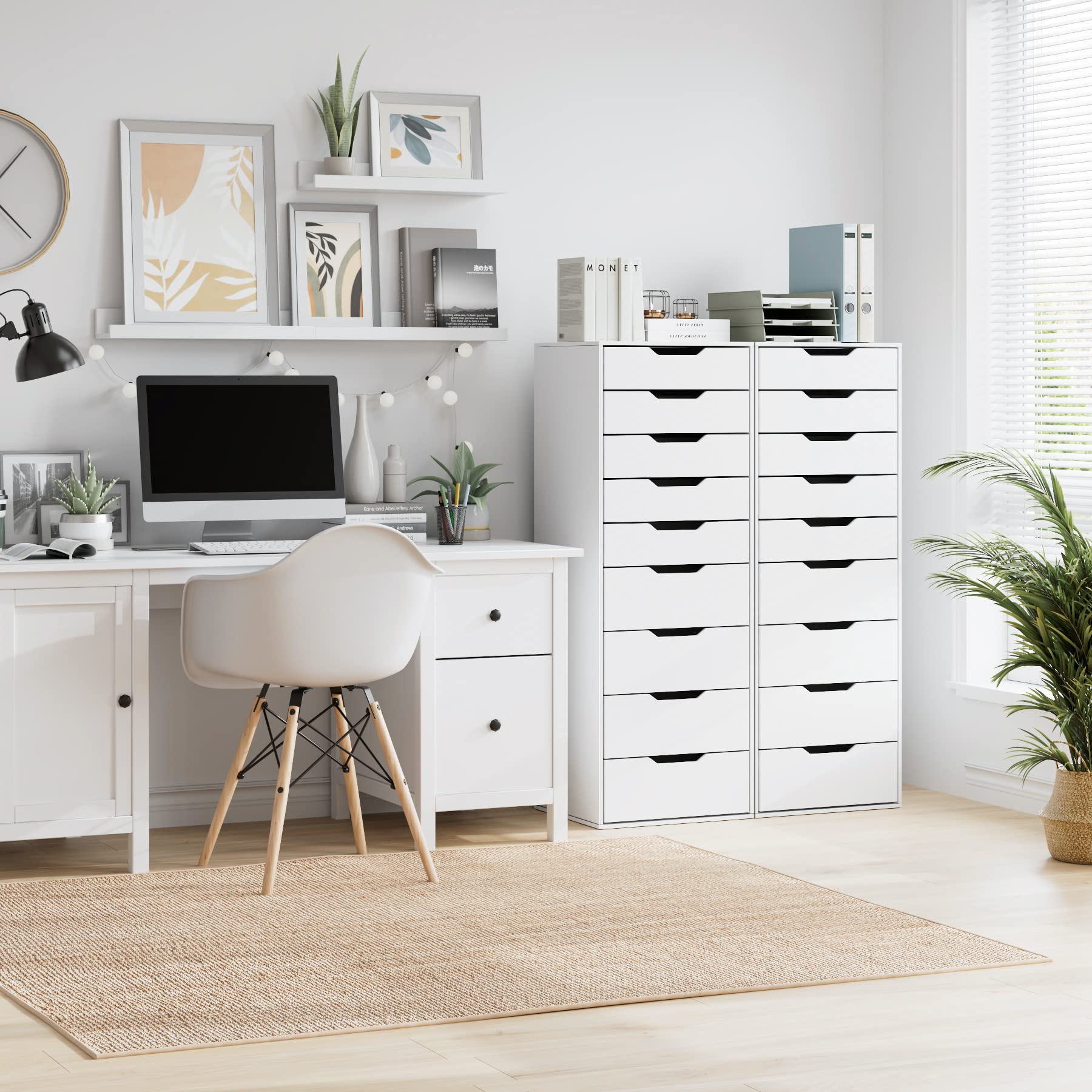 forehill-kommode-wei-9-schubladen-124-cm-schmal-45x40 image 2
