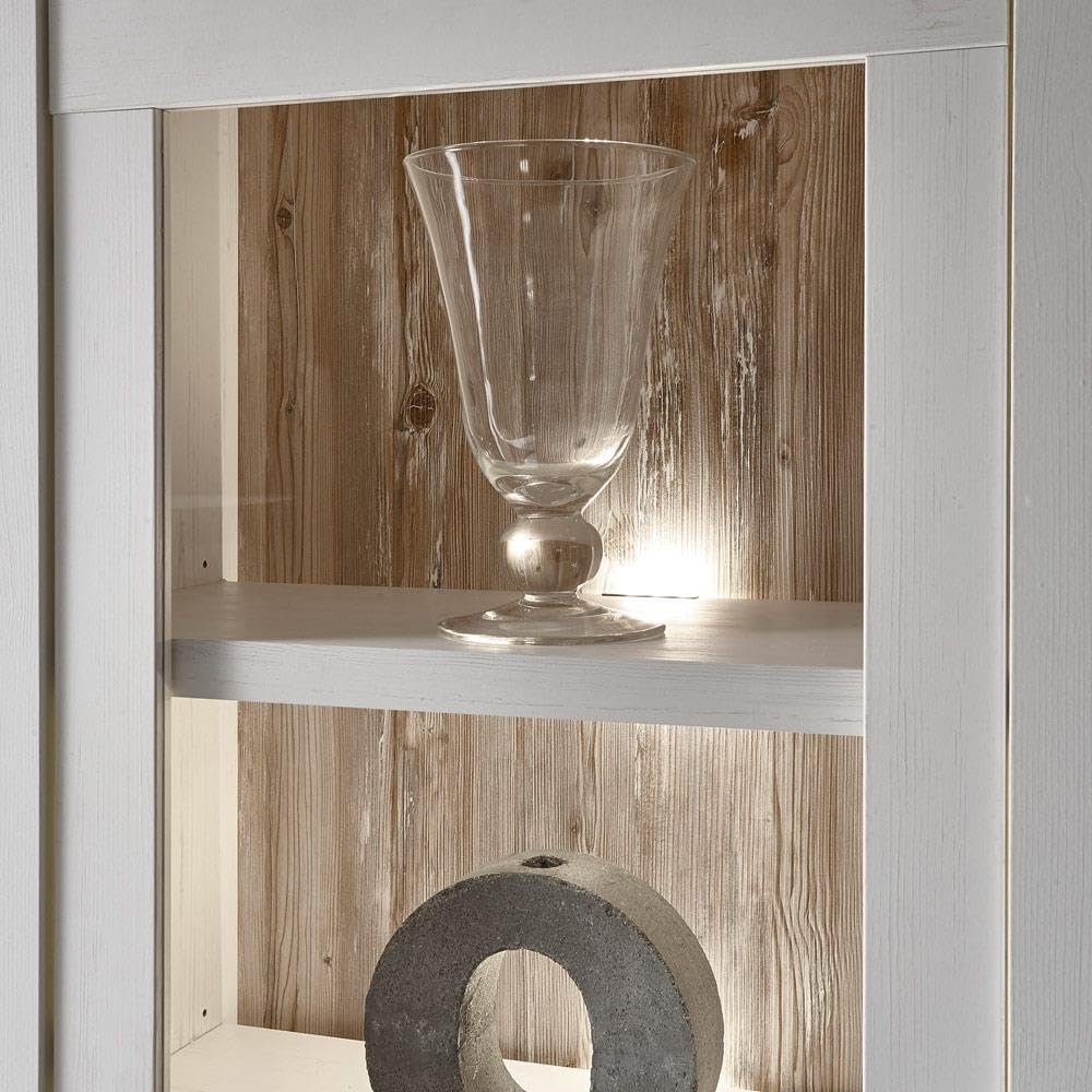 lomadox-ferna61-esszimmer-set-pinie-wei-2-teilig-mit-led image 2
