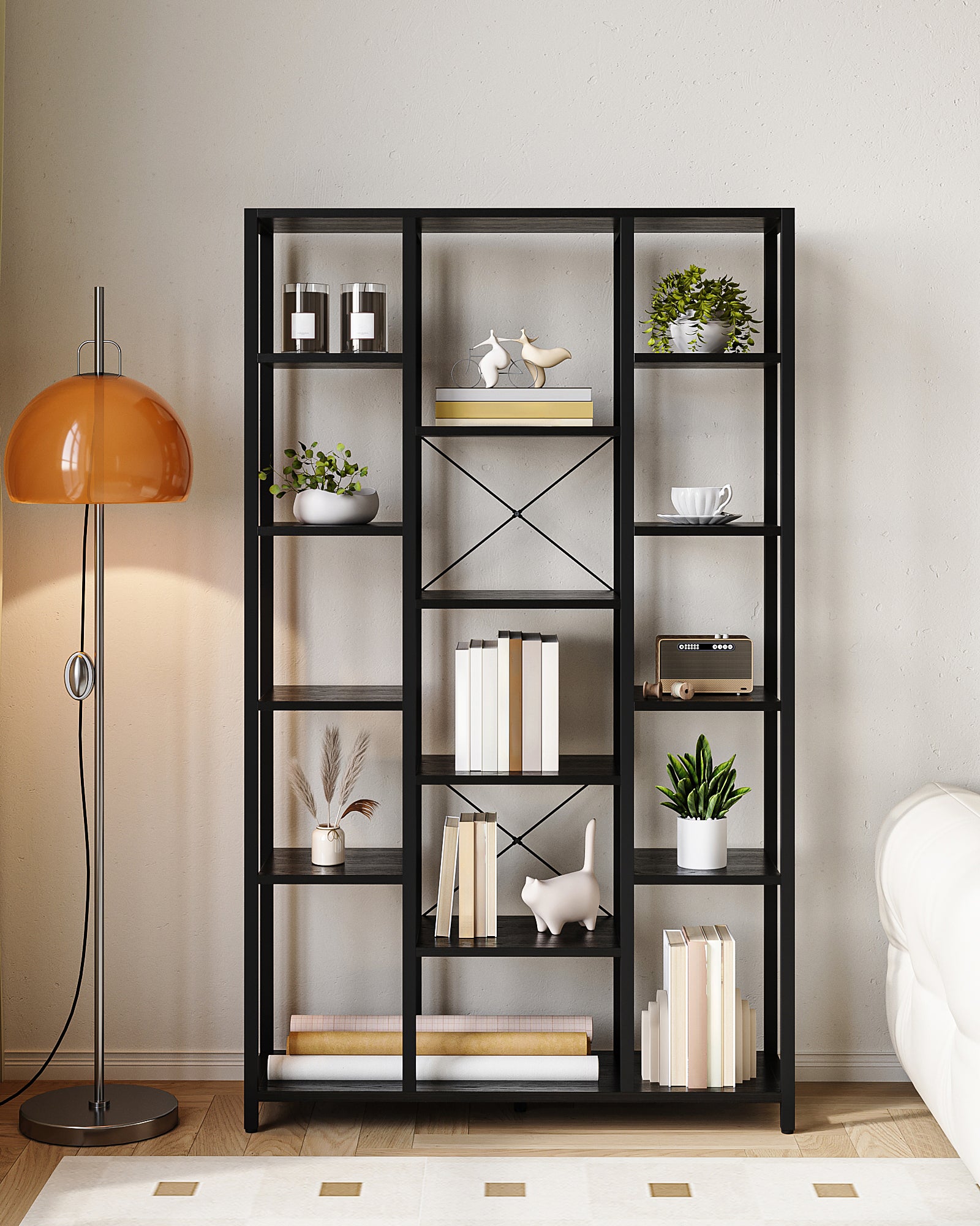 hzuaneri-living-room-b-cherregal-bc15004b-schwarz-holz-100-cm image 1