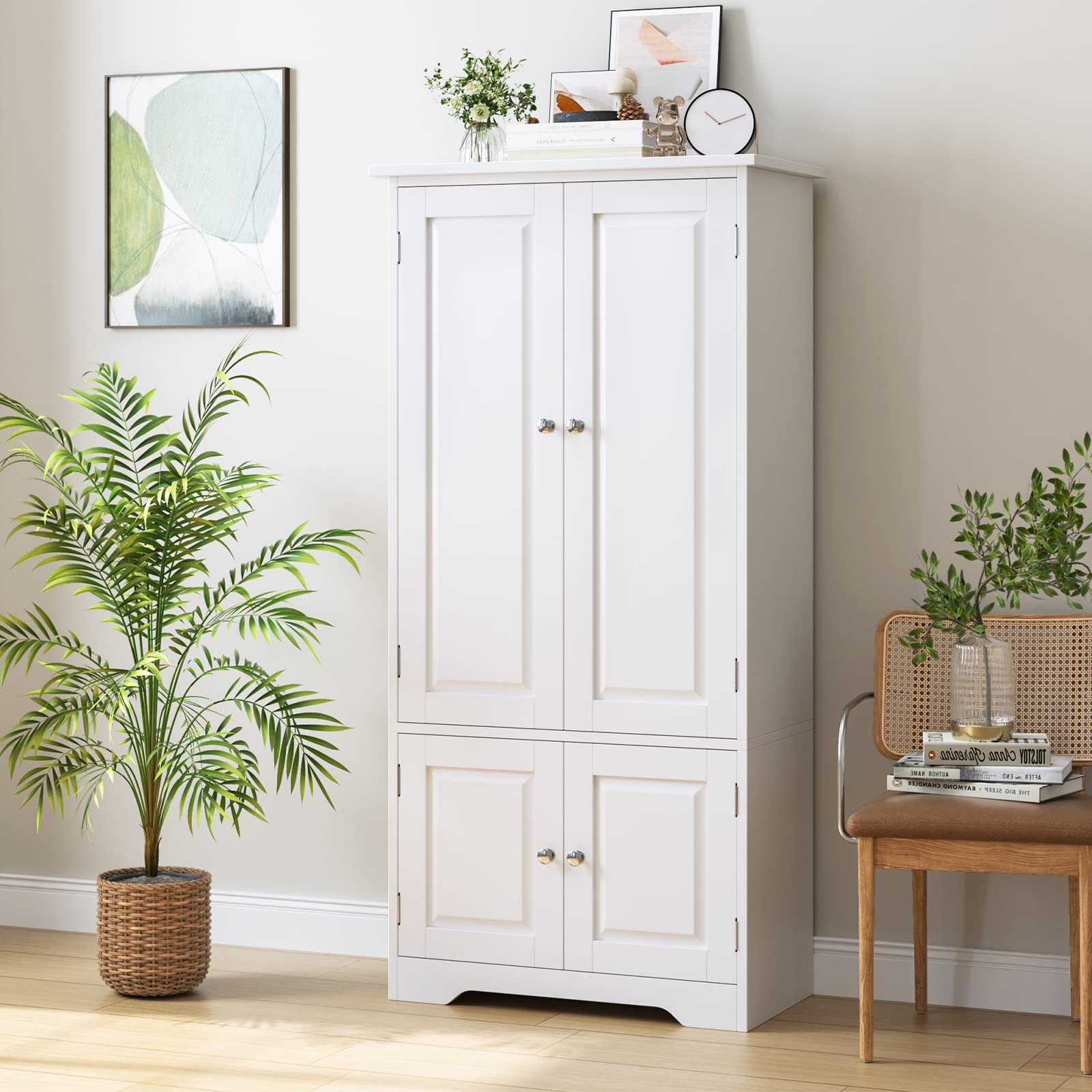 forehill-schrank-wei-4-t-ren-123-cm-mehrzweckschrank-mdf image 4