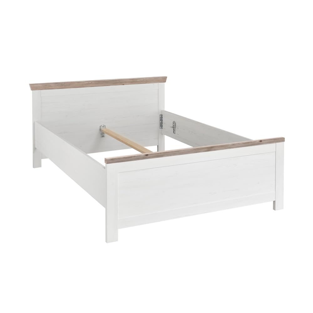 lomadox-schlafen-bettset-140x200-pinie-wei-mit-schubkasten image 3