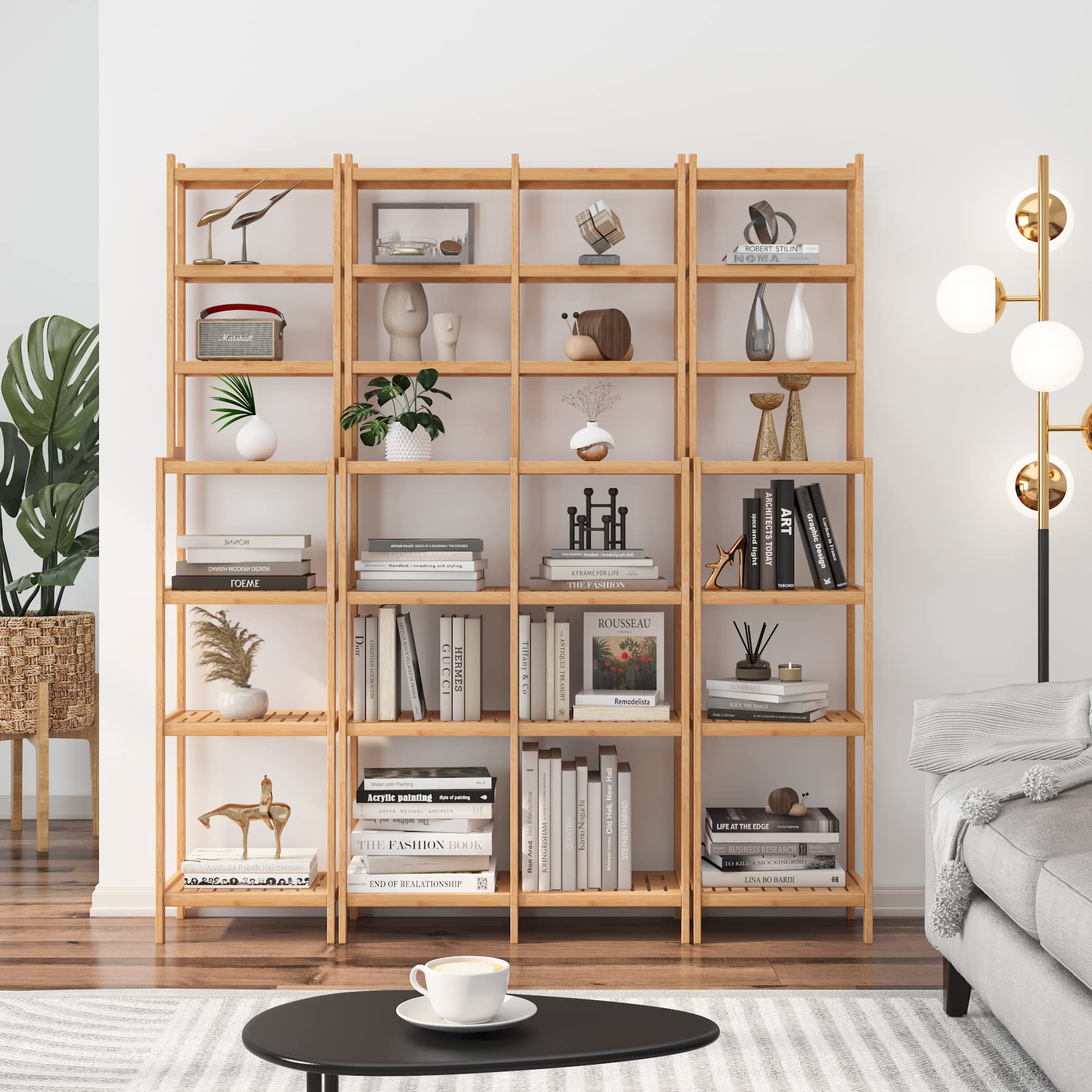 forehill-bathroom-shelf-badregal-bambus-7-ablagen-teilbar-2 image 4