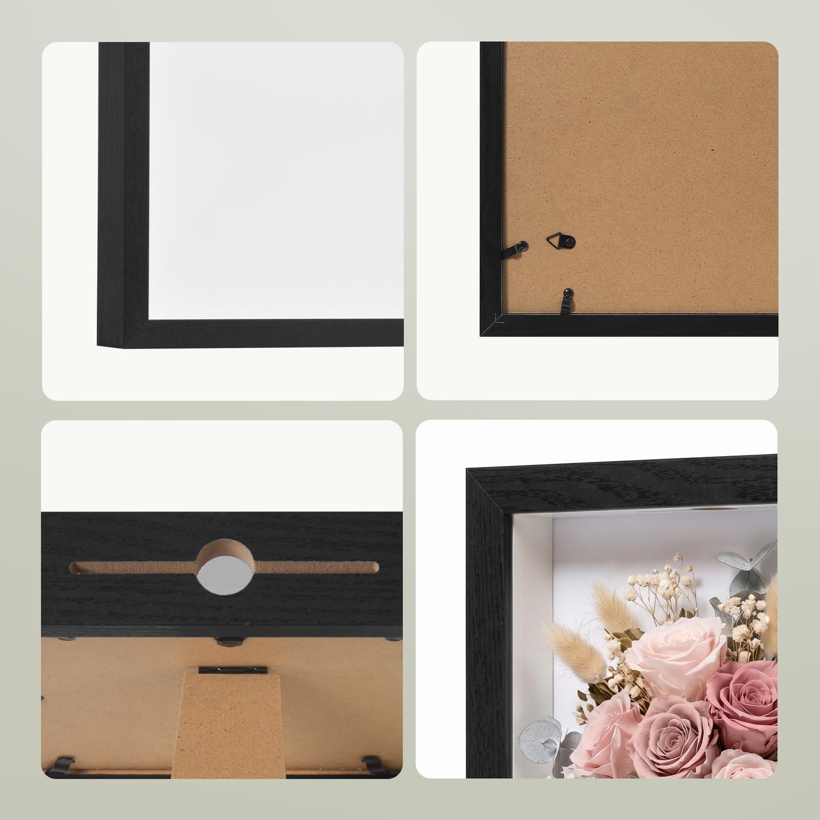 eugad-3d-bilderrahmen-20x20-cm-schwarz-zum-bef-llen image 6