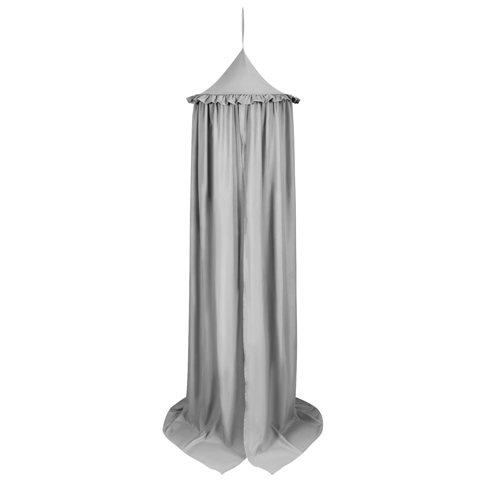 eugad-wohnaccessoires-betthimmel-baldachin-grau-230cm-polyester image 4