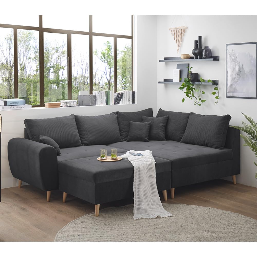 lomadox-wohnzimmer-ecksofa-l-form-anthrazit-mit-hocker image 2