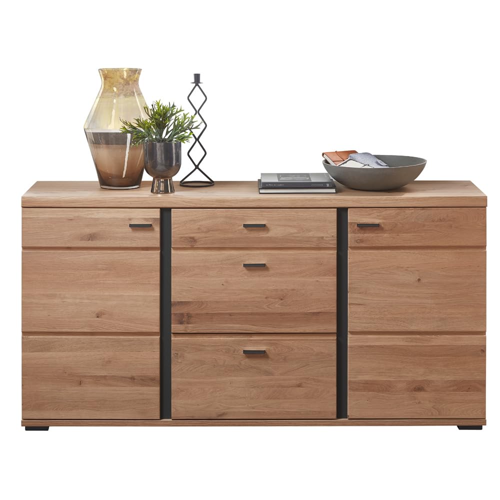 lomadox-wohnzimmer-wohnzimmer-set-esche-schwarz-matt-led-6-teilig image 2