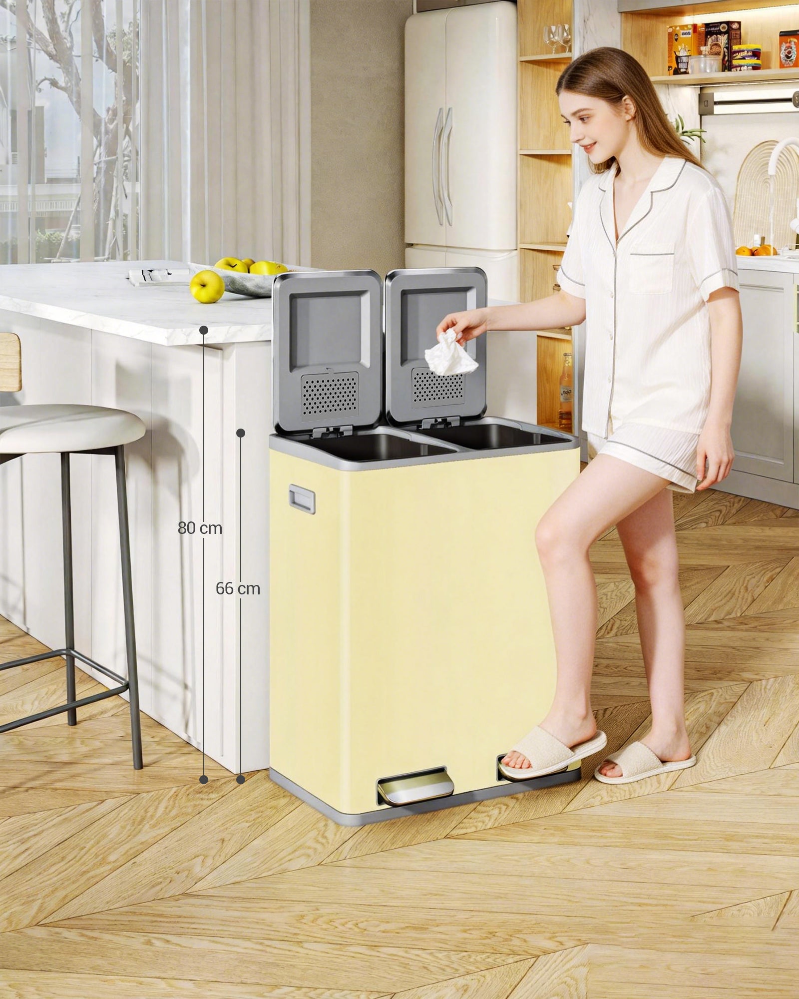 hzuaneri-sw06099y-m-lleimer-beige-60l-edelstahl-treteimer image 3