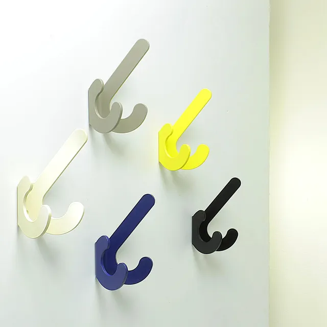 schwerter-ben-2-doppel-garderobenhaken-tiefschwarz-metall image 1