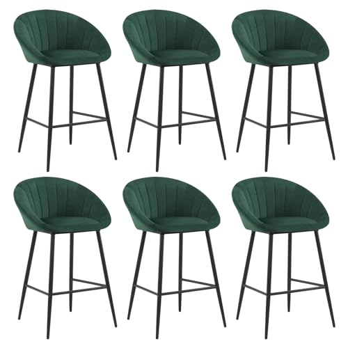 eugad-barhocker-6er-set-1080by-6-samt-dunkelgr-n-65cm image 8