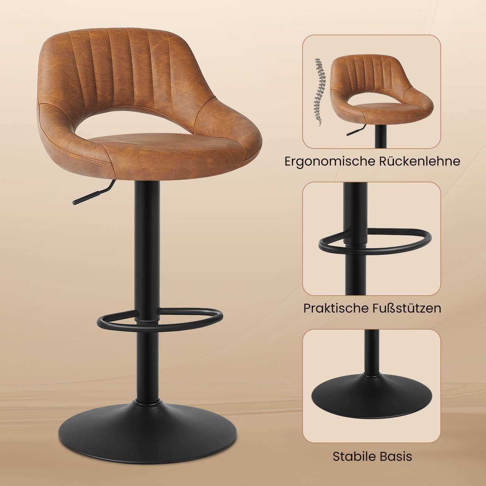 eugad-hocker-st-hle-barhocker-braun-2er-set-0667by-2-leder image 5