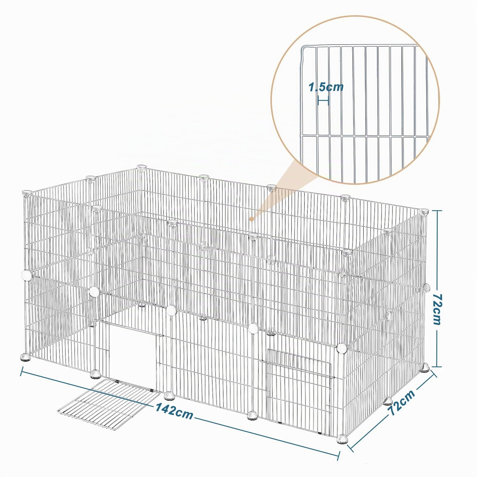 eugad-freigehege-kaninchen-kleintiergehege-modular-gehege image 4