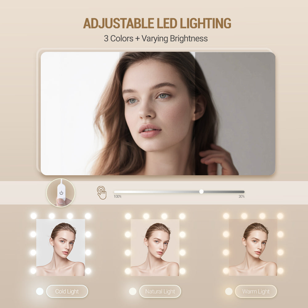 hzuaneri-dt43303x-schminktisch-wei-led-spiegel-11-laden image 5