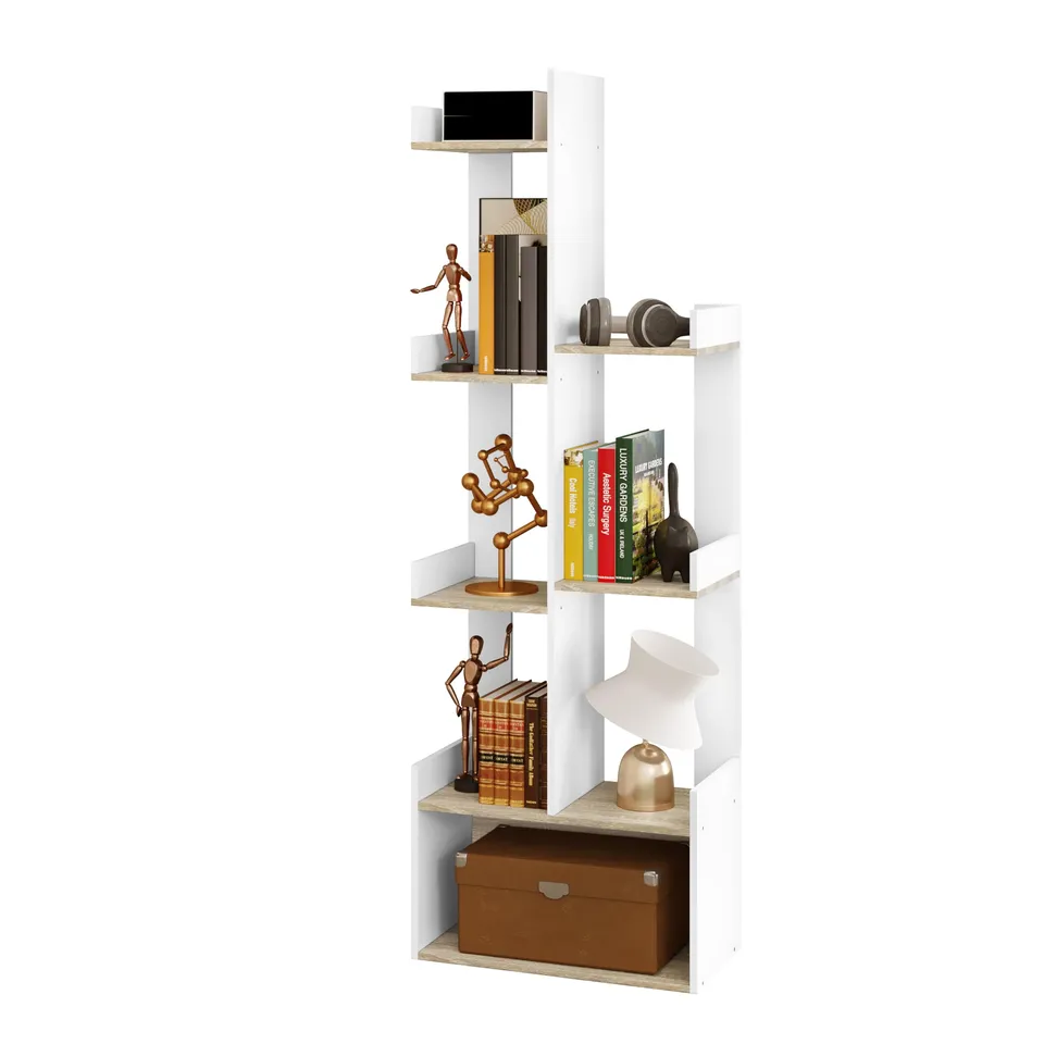 eugad-aufbewahrung-b-cherregal-baumform-49x146cm-8-f-cher image 1