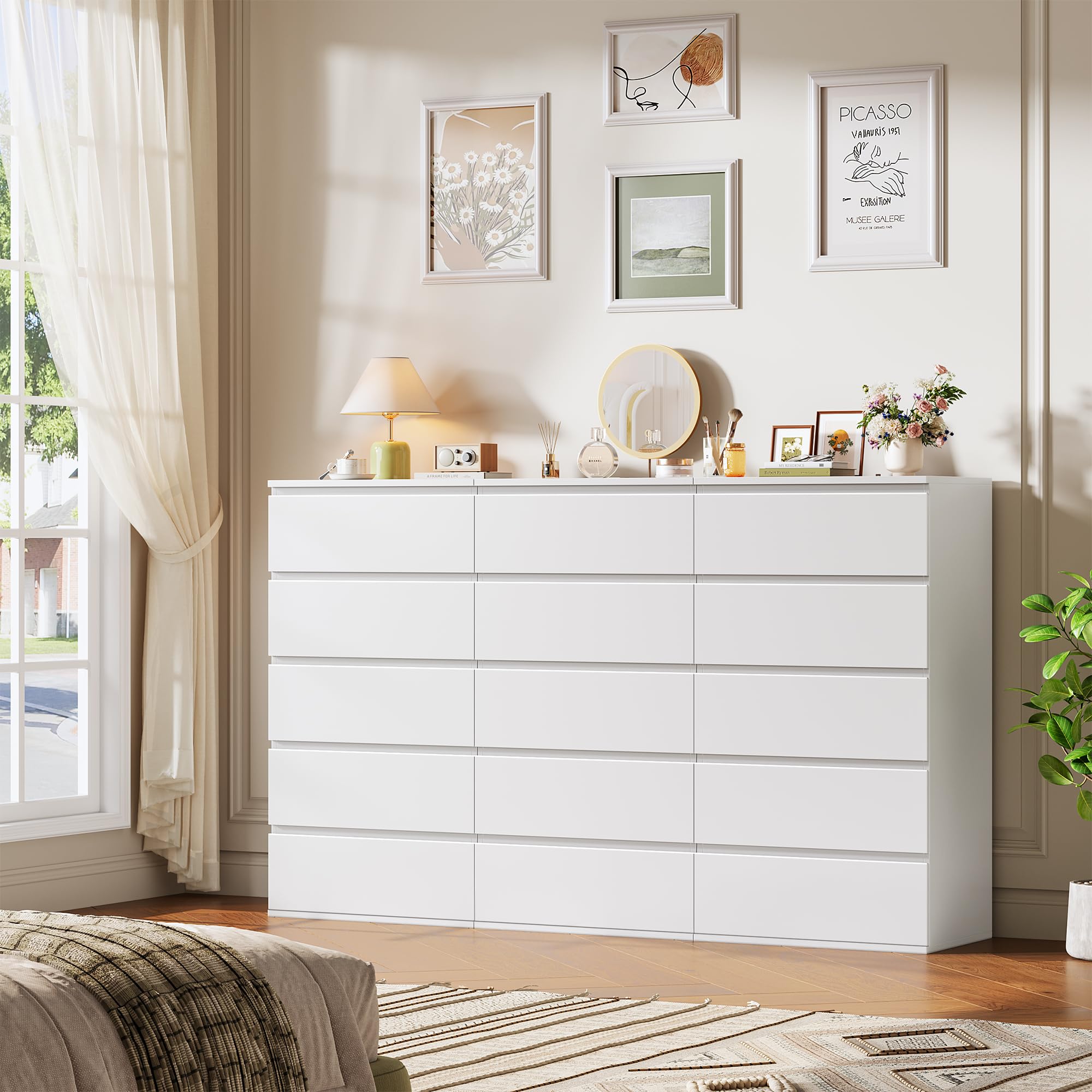 forehill-kommode-wei-5-schubladen-55x33x100-schmal image 4