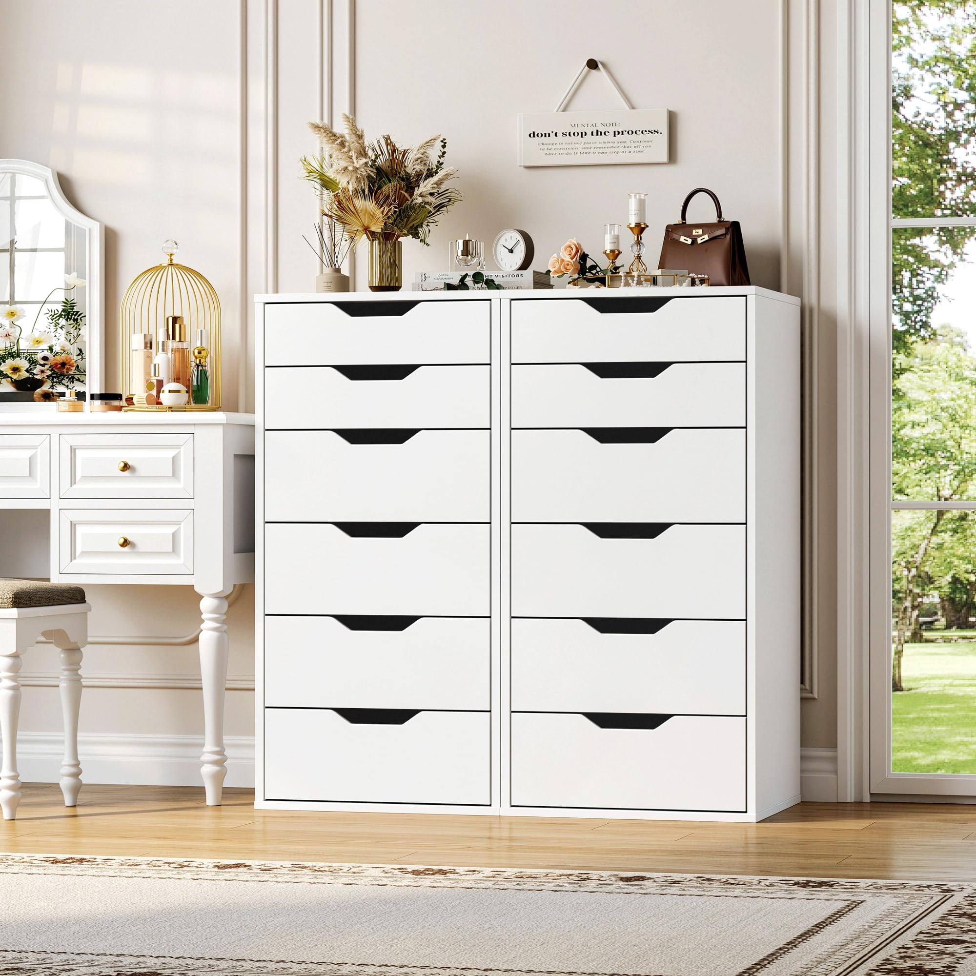 forehill-kommode-wei-45x40x90-5-cm-6-schubladen image 2